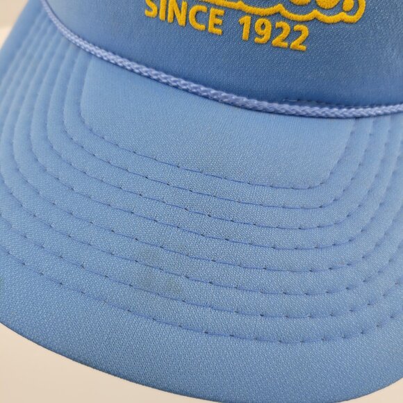 Vintage snapback hat Light Blue "Bens Spring Co Since 1922" by Mohr's Trucker - Picture 2 of 9